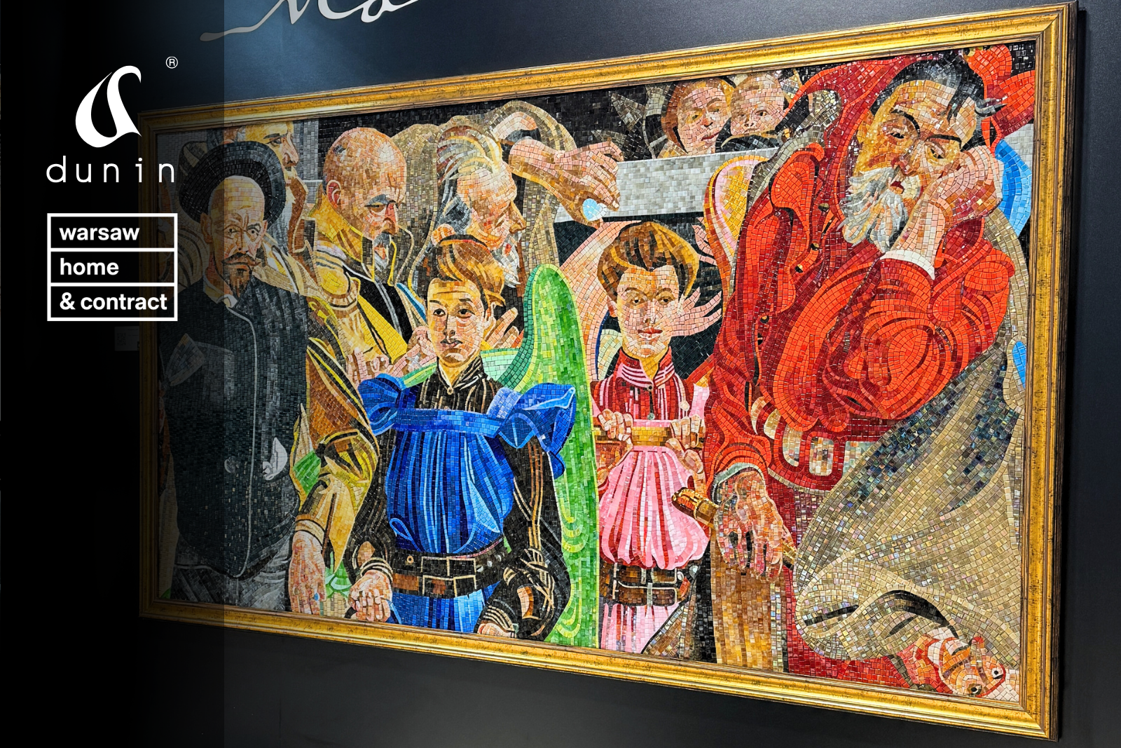 Mozaika artystyczna inspirowana obrazem Jacka Malczewskiego "Rzeczywistość"