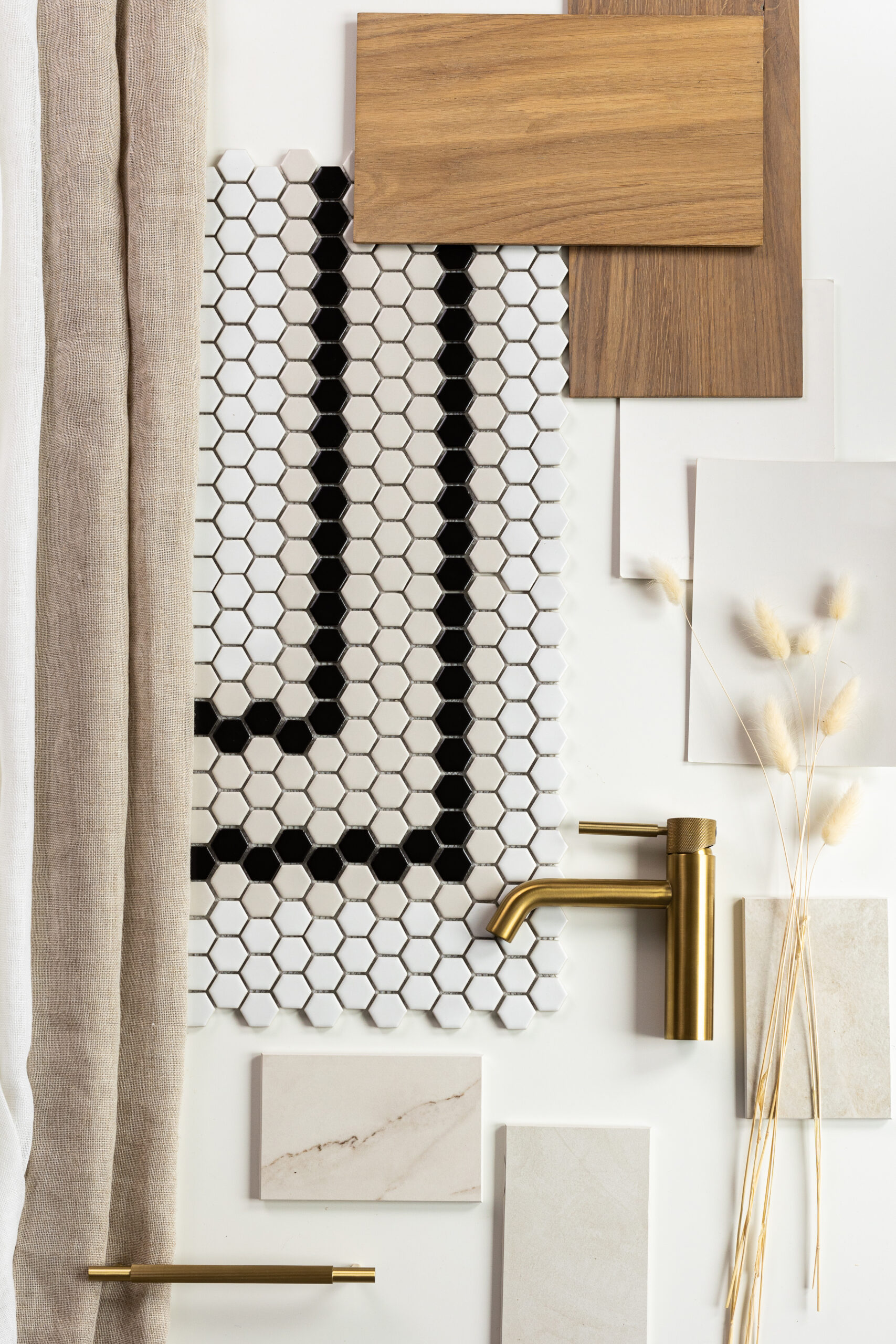 Moodboard - produkty, które mogą wpisywać się w kuchnie kaszmirowe