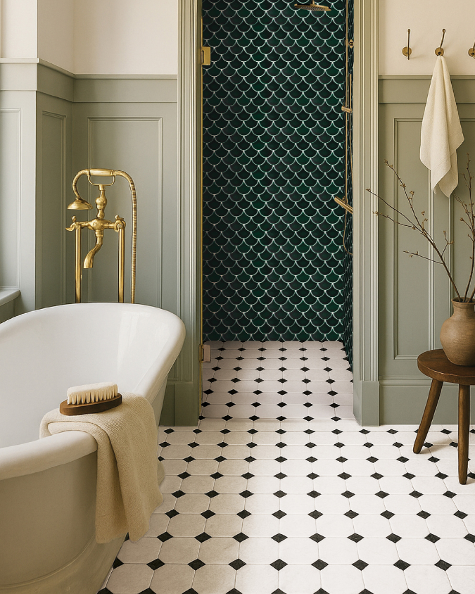 Octagon White 95 matt hover