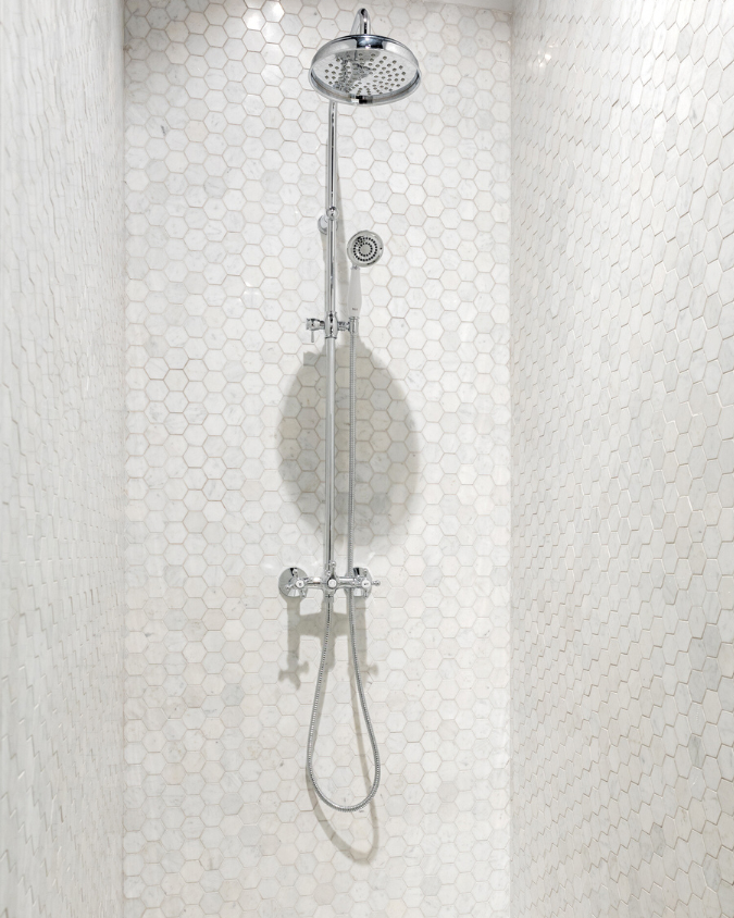 Carrara White Hexagon 48 hover