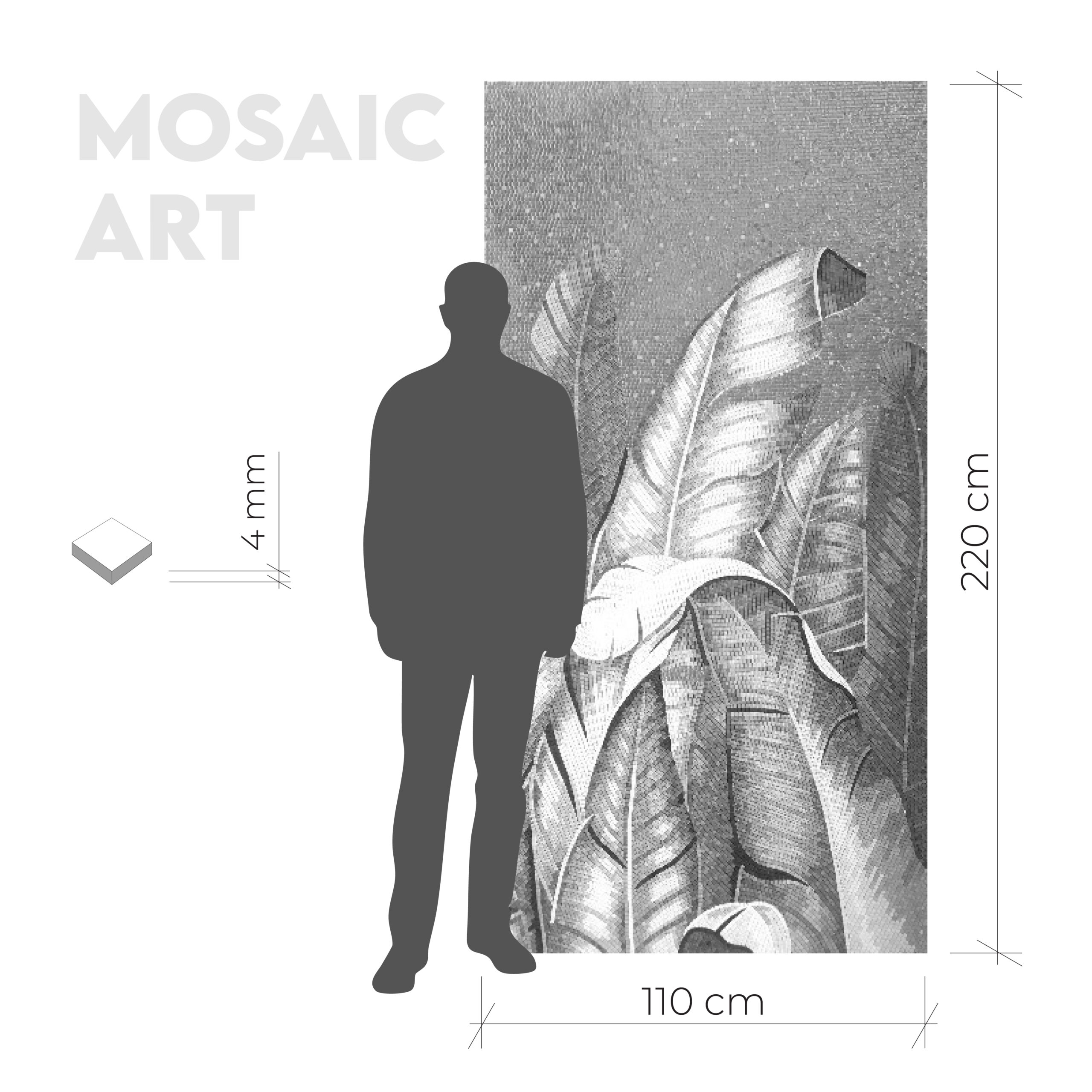 Banana Leaves - 110x220 cm